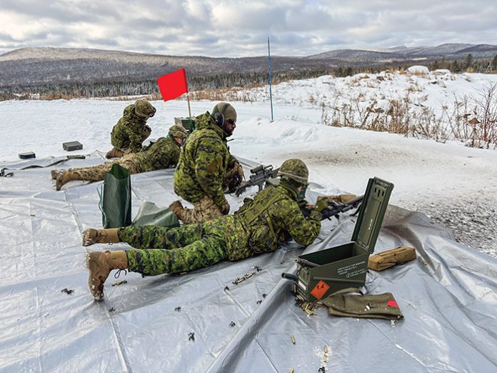 3. Military exercises in Luskville